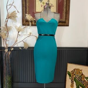 NWT Catherine Malandrino Bustier Strapless Sweetheart Pencil Dress - Sz S 💛🎀